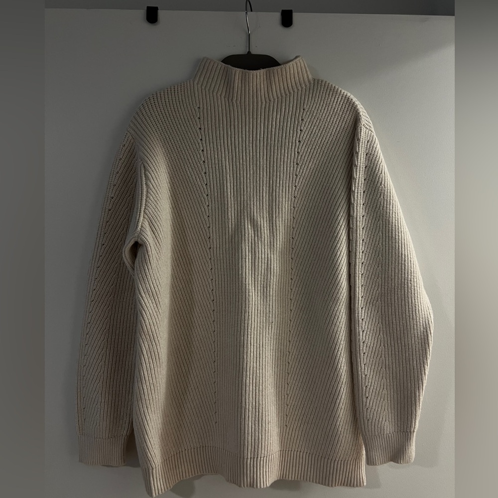 Halston Crème Sweater in XS